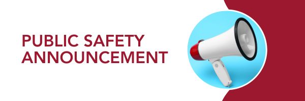 Public Safety Announcement