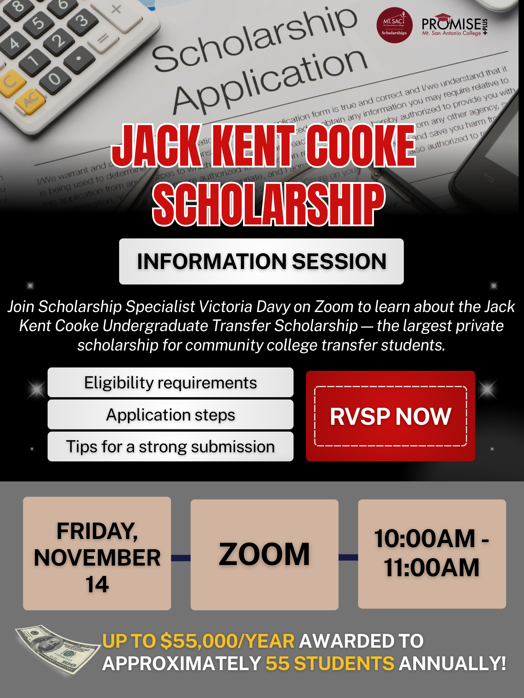 Jack Kent Cooke Scholarship