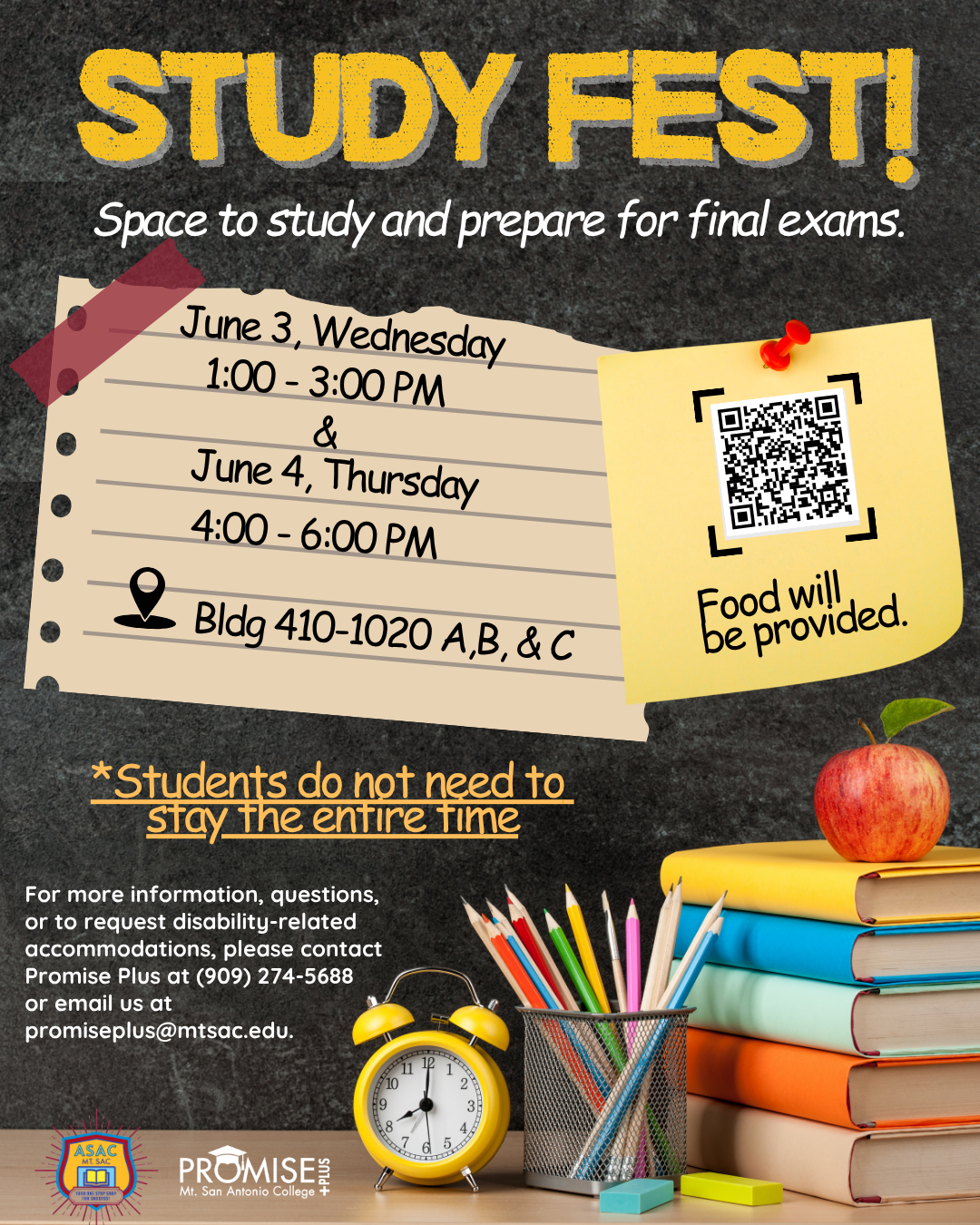 June 4 Study Night