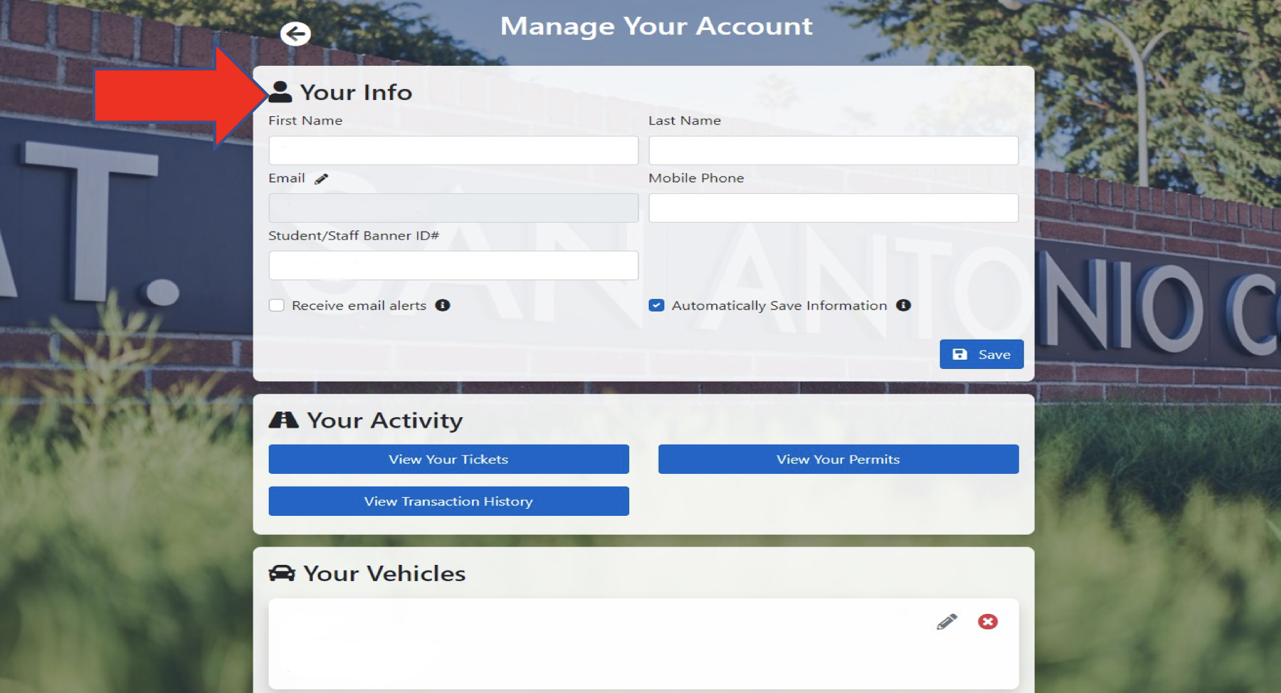 Step 8: Complete your account profile