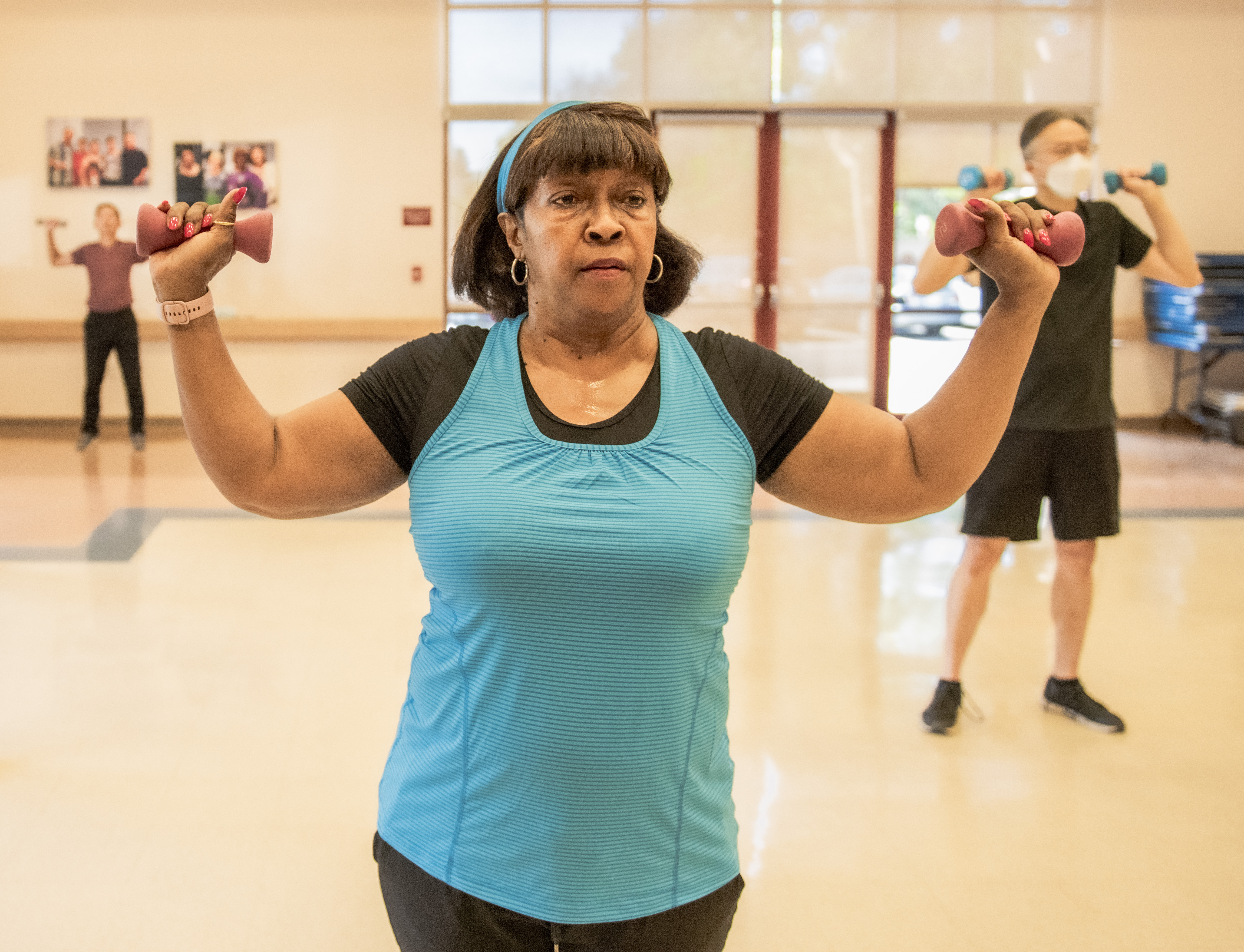 woman excercising