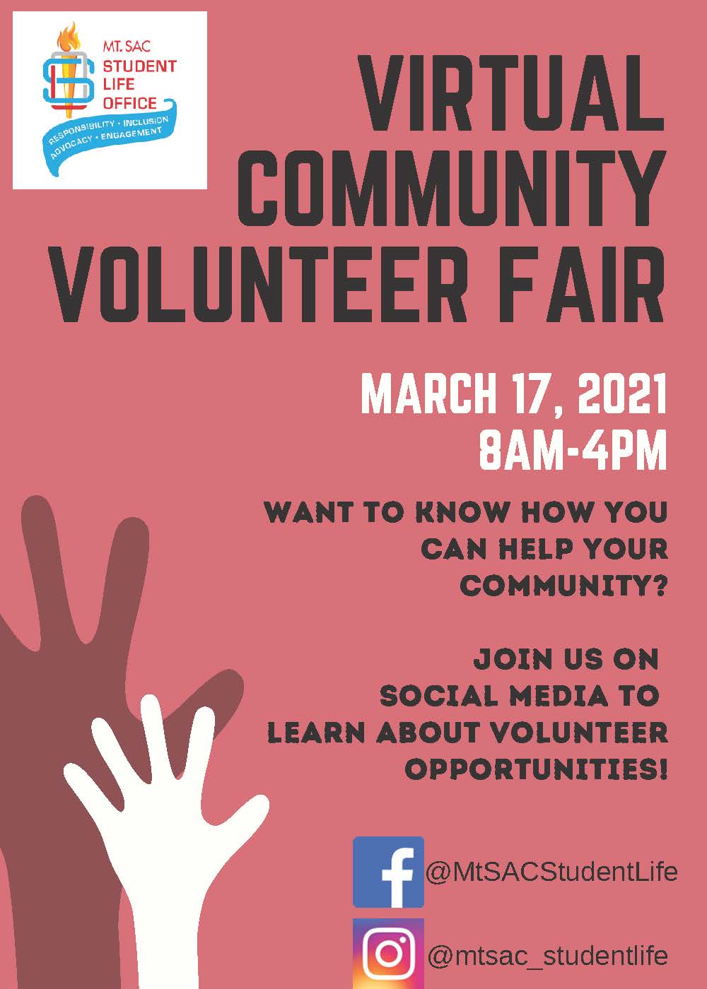 Virtual Community Volunteer Fair Spring 2021