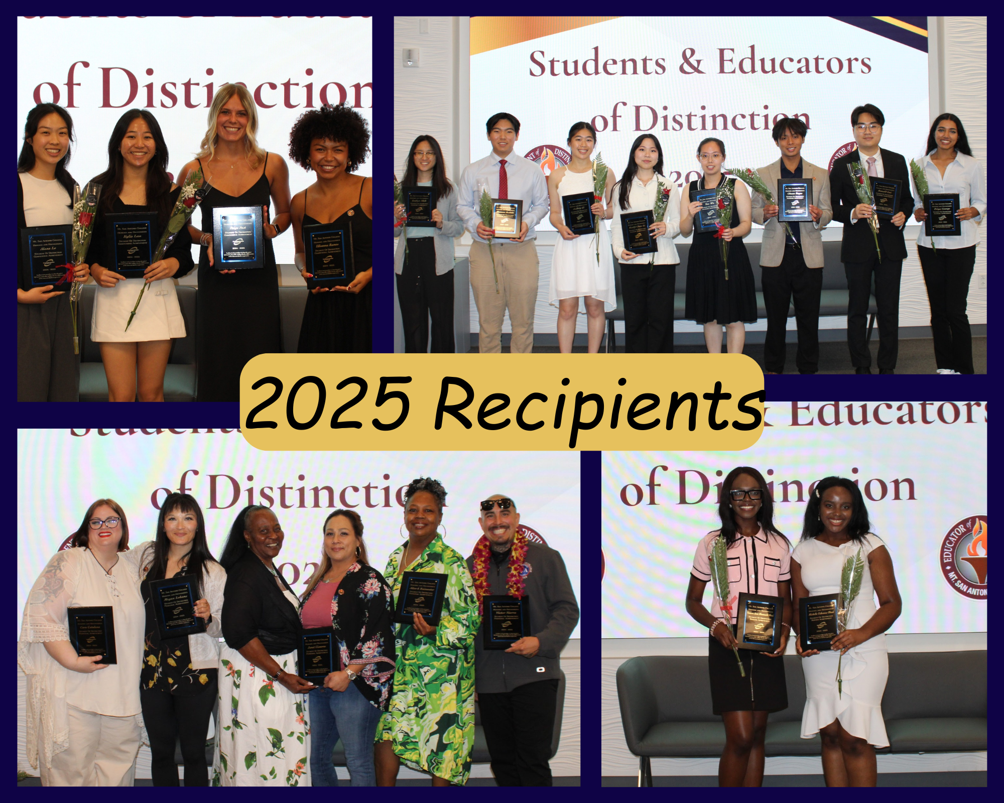2025 Students of distinction group photo