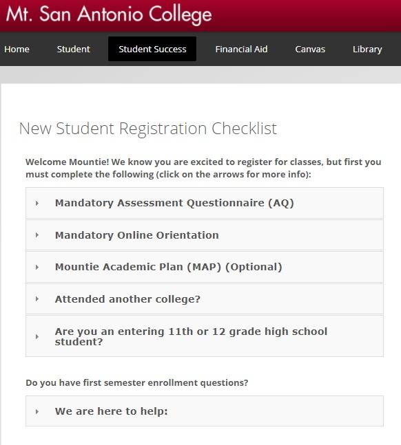 screenshot student checklist