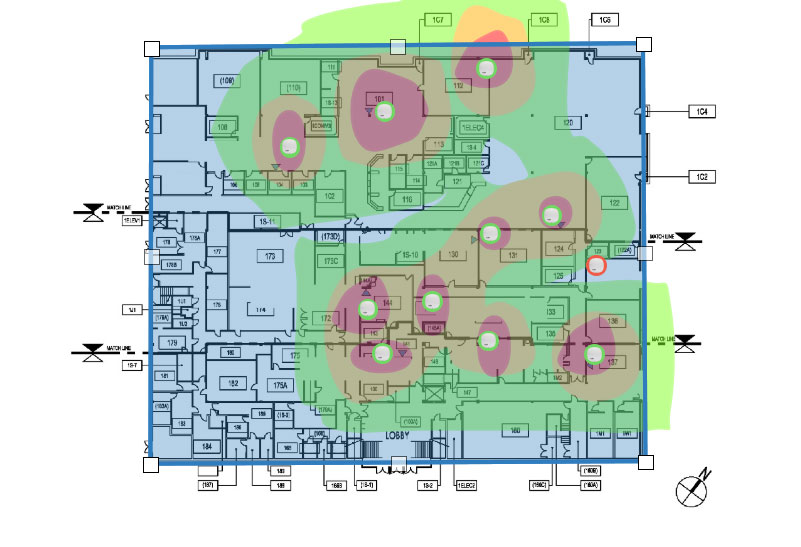 Wifi coverage in Building 6 lower level
