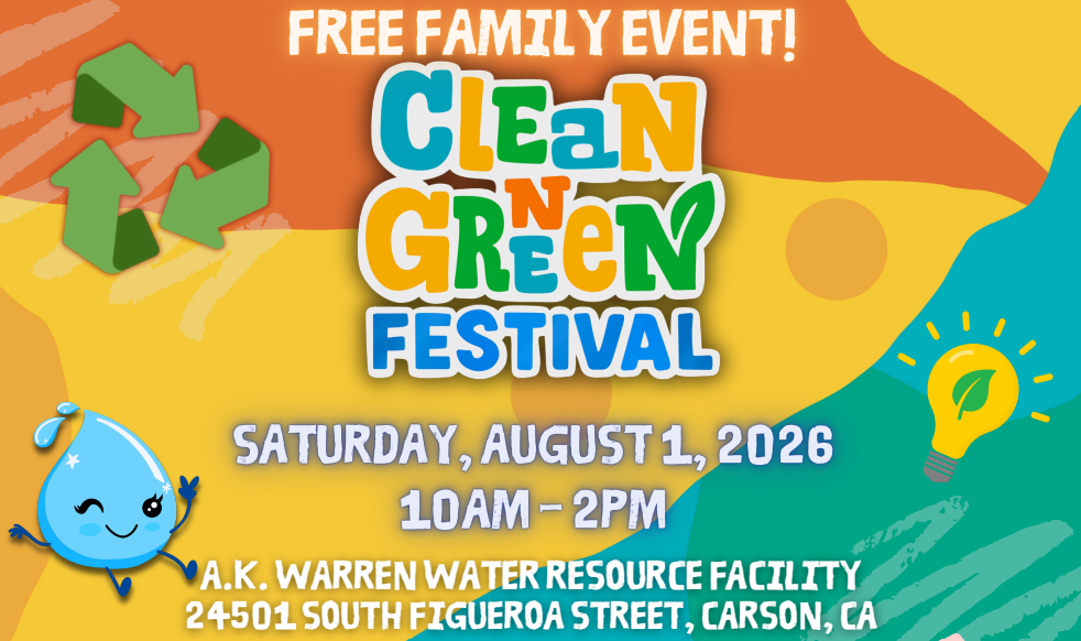 Family Friendly Event - Clean and Green Festival, details in body of text.
