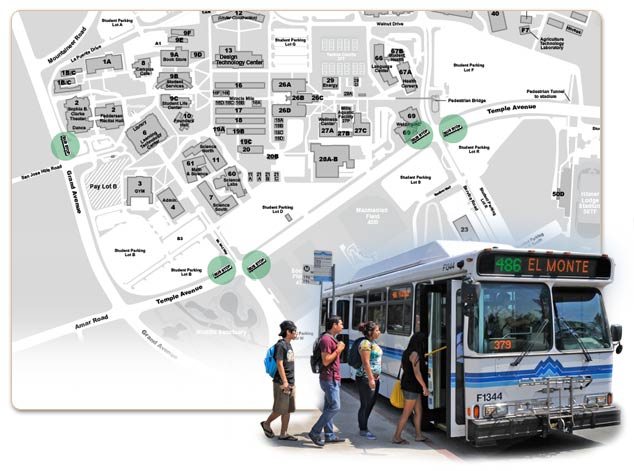Bus Stops at Mt. SAC