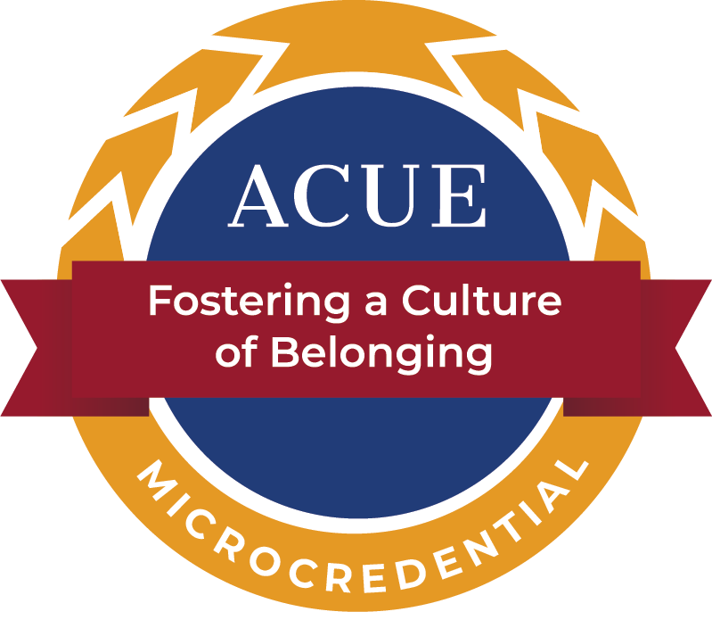 badge for fostering a culture of belonging
