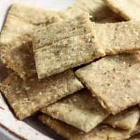 Almond Sesame Crackers