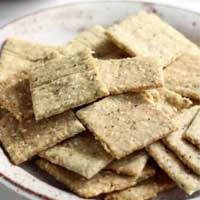 Almond Sesame Crackers