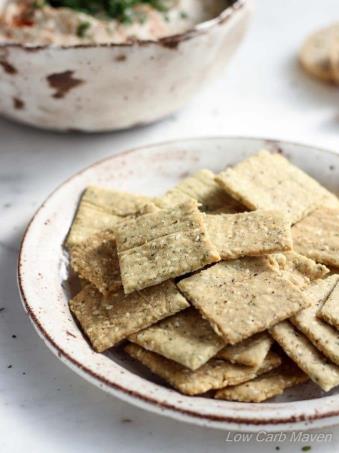 Almond Sesame Crackers