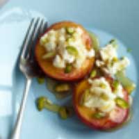 Baked Peaches with Ricotta