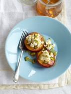 Baked Peaches with Ricotta