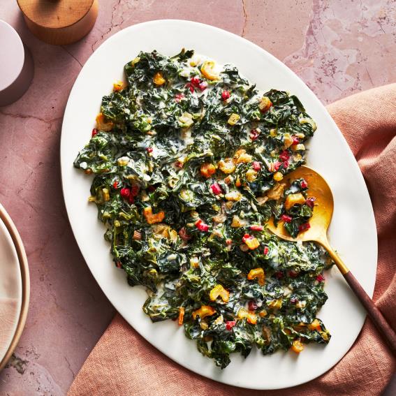 coconut creamed greens