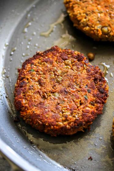 Nutty Lentil Burgers