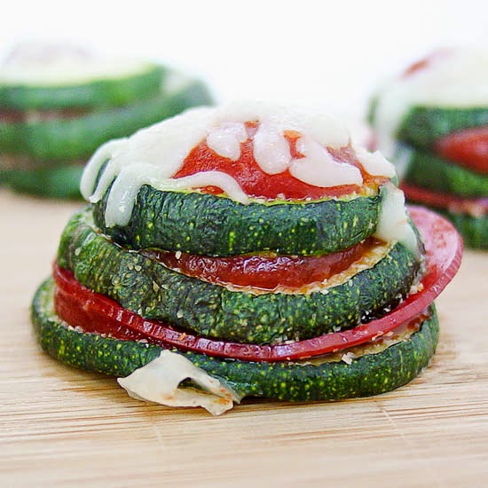 zucchini pizza bites