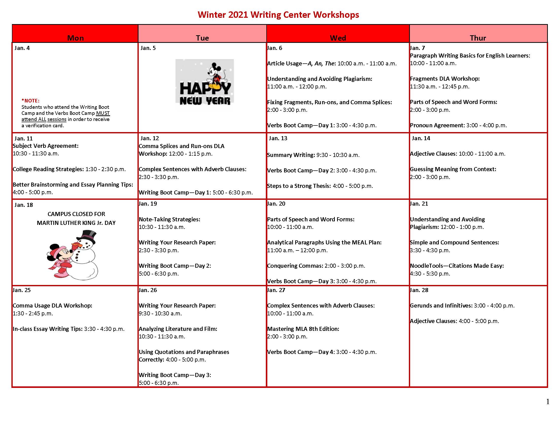 jan feb calendar