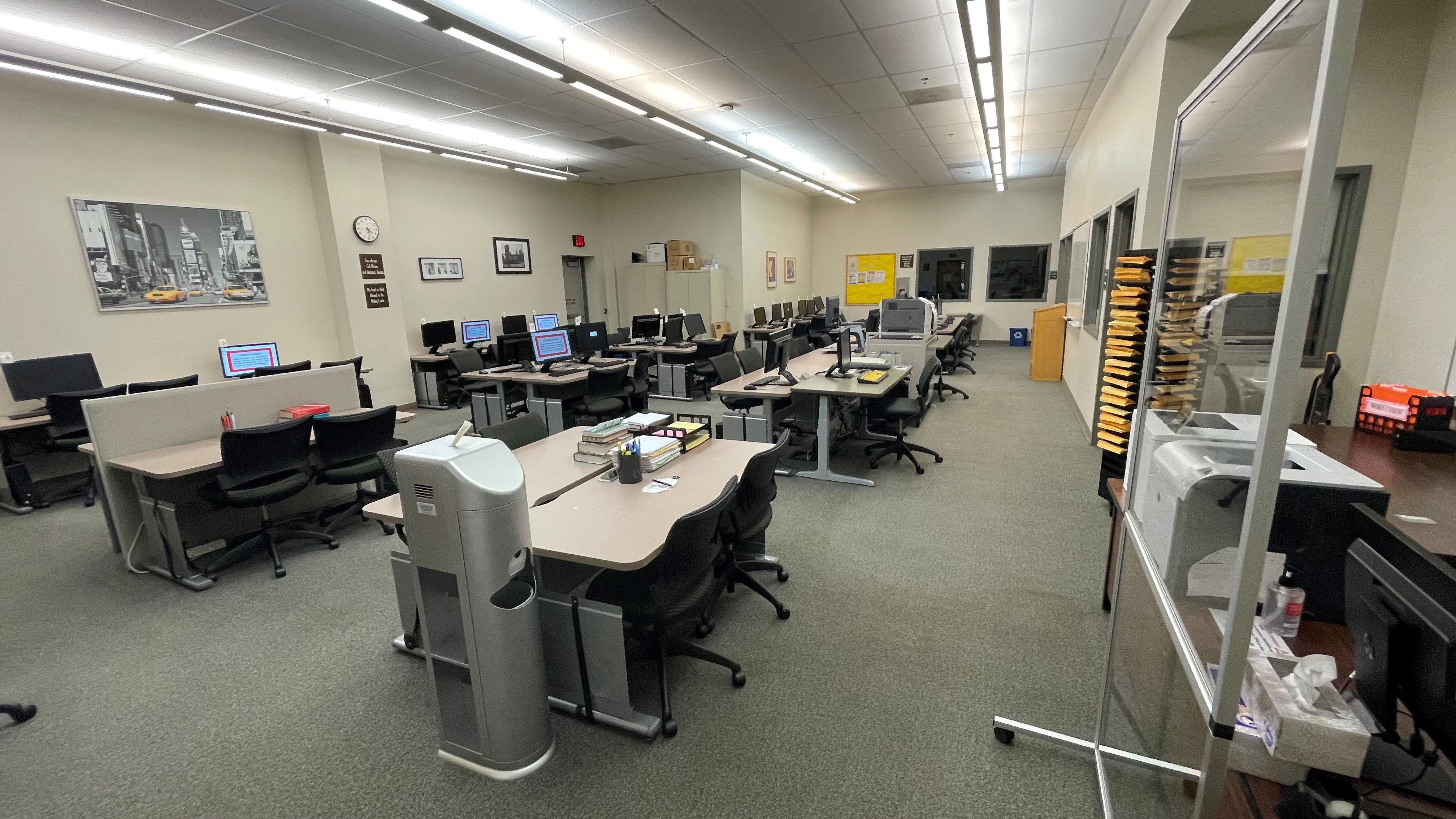 The Computer Lab in the Writing Center